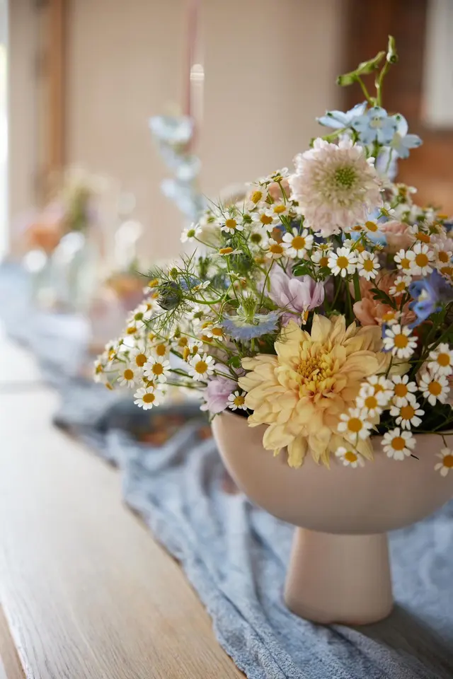 Centerpiece pastell schalenvase - Dekoration von Stil-Echt