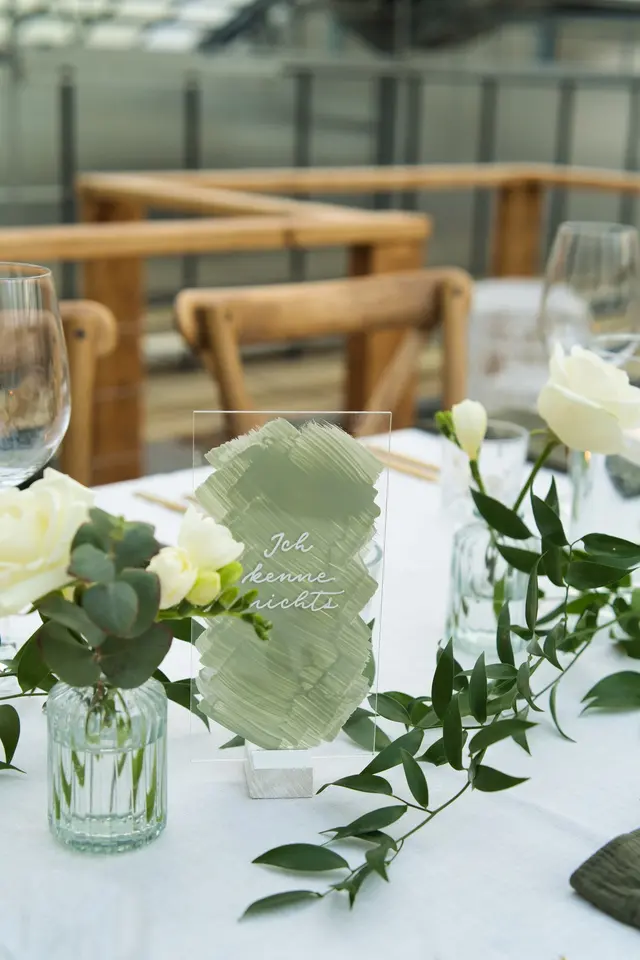 Tischdeko greenery - Dekoration von Stil-Echt