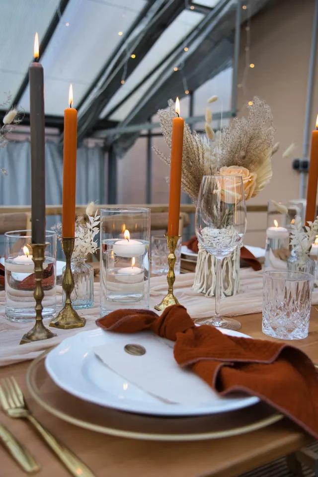 Tischdeko herbst rost - Dekoration von Stil-Echt