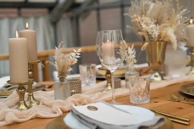 Tischdeko boho gold - Dekoration von Stil-Echt