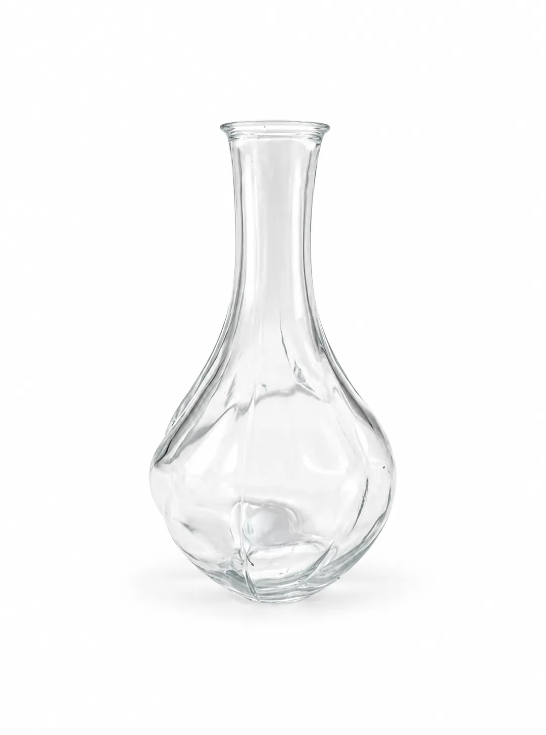 Glasvase klein, bauchig aus dem Stil-Echt Deko-Verleih