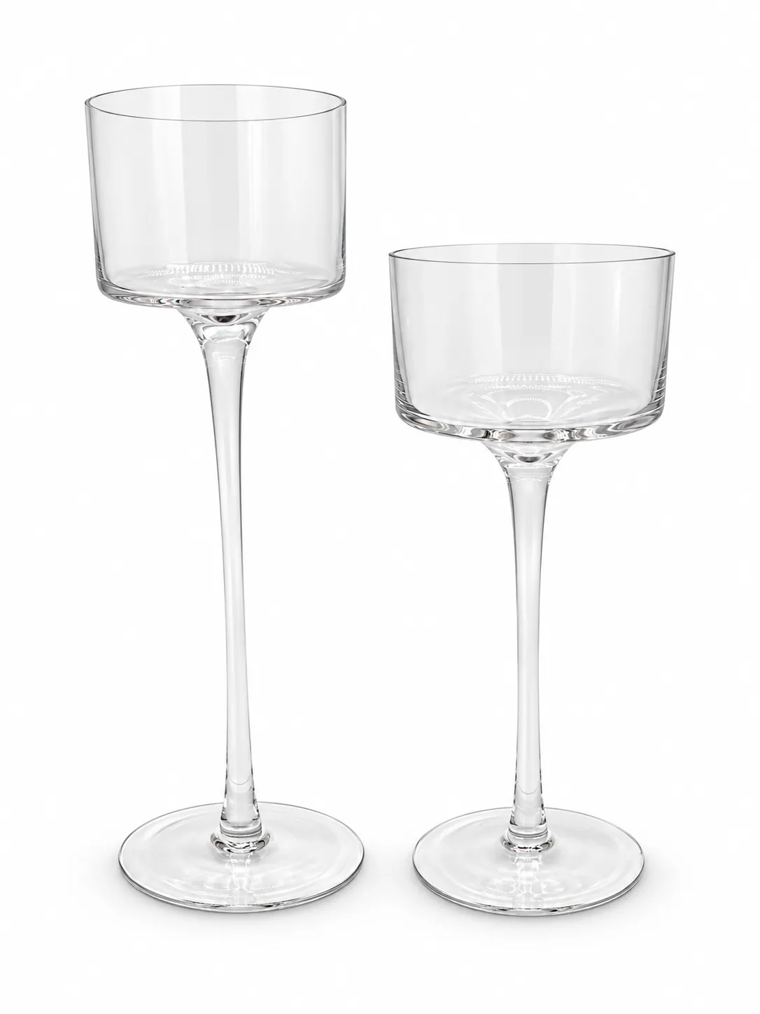 Glas-Kerzenhalter für Schwimmkerzen aus dem Stil-Echt Deko-Verleih